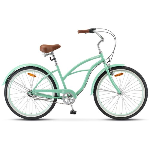 Женский велосипед Stels Navigator 130 Lady 3-sp V010 2020 17 Зеленый 161-178 см 2755000₽