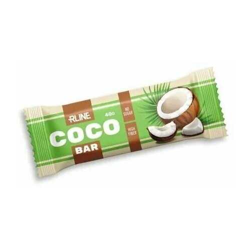 фото Кокосовые батончики r-line coco bar - 40 грамм * 12 шт. rlinesportnutrition