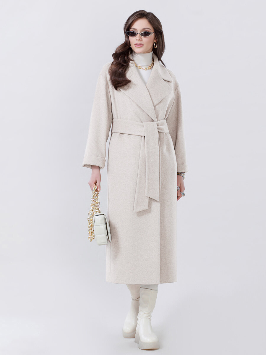 Пальто Avalon, размер 46/164, кремовый — фото 1