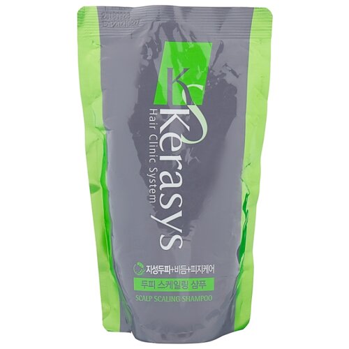фото KeraSys шампунь Hair Clinic System Deep Cleansing Scalp Care 500 мл запасной блок