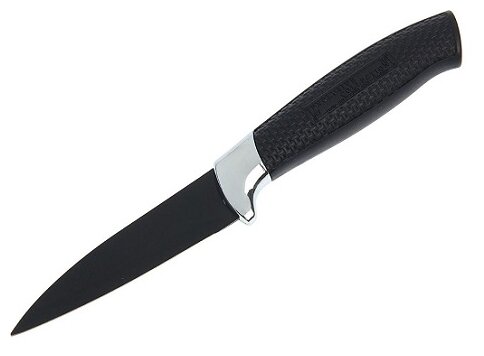 Нож универсальный Доляна Супер-блэк, лезвие 13 см - фотография № 13