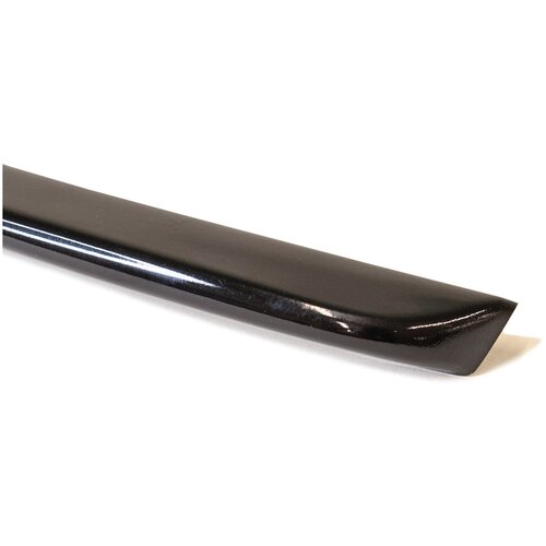 Лип спойлер для Лада Гранта лифтбэк черный глянец лакированный (не подходит на FL) ABS пластик АРТ 5540202