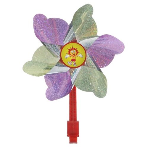 Ветряная мельница STG, желто-фиолетовая светодиодная подсветильник ка вращающаяся музыкальная ветряная мельница игрушка для детей