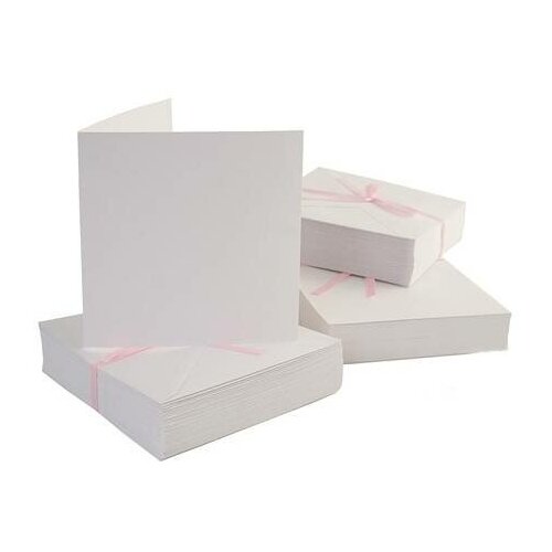 Набор заготовок для открыток с конвертами 100 шт 13,5 x 13,5 см белый DOCRAFTS ANT1512000