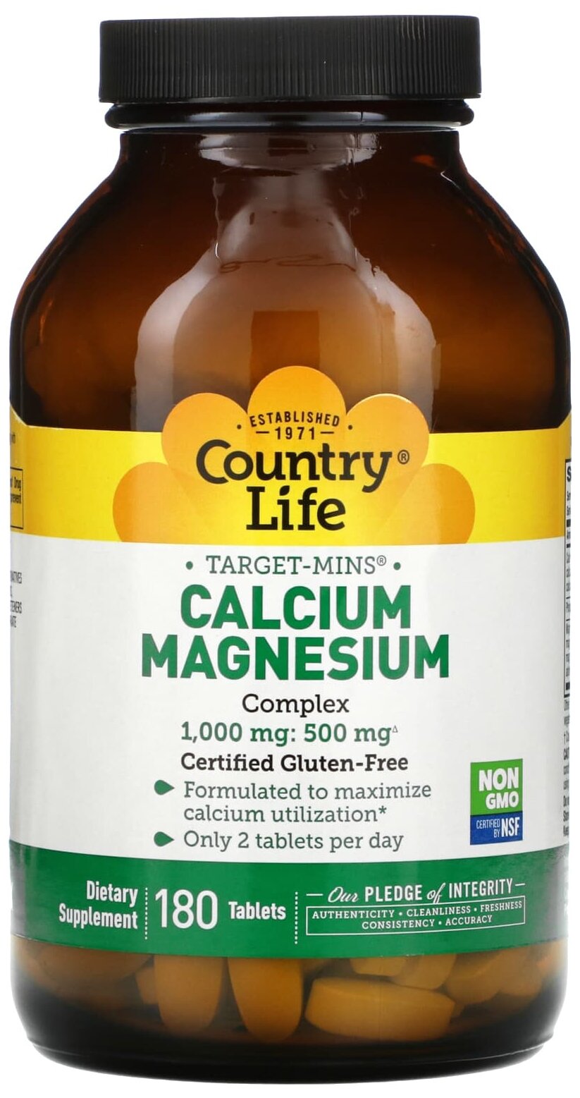 Target-Mins Calcium Magnesium Complex, 180 шт.