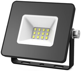 Прожектор LED 10W IP65 холодный свет 6500К черный Gauss Elementary