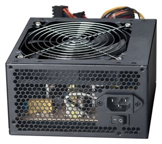 Блок питания компьютера EXEGATE 450W 450NPXE (ATX, PPFC, 12cm fan, 24pin, 4pin, PCIe, 3xSATA, 2xIDE, FDD, black)