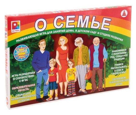 фото Настольная игра Радуга О семье