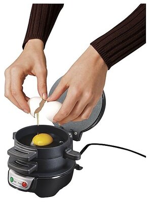 Hamilton Beach Breakfast Sandwich Maker (25477) Black 25477