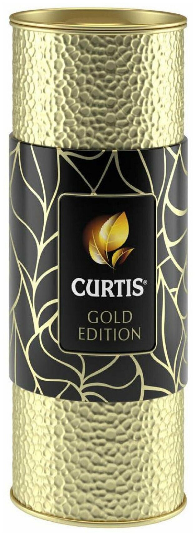 Набор чая Curtis "Gold Edition" 80г, чай ассорти: чай черный и фруктовый ароматизированный, крупнолистовой / подарочная упаковка - фотография № 1