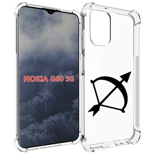 Чехол MyPads знак-зодиака-стрелец-7 для Nokia G60 5G задняя-панель-накладка-бампер