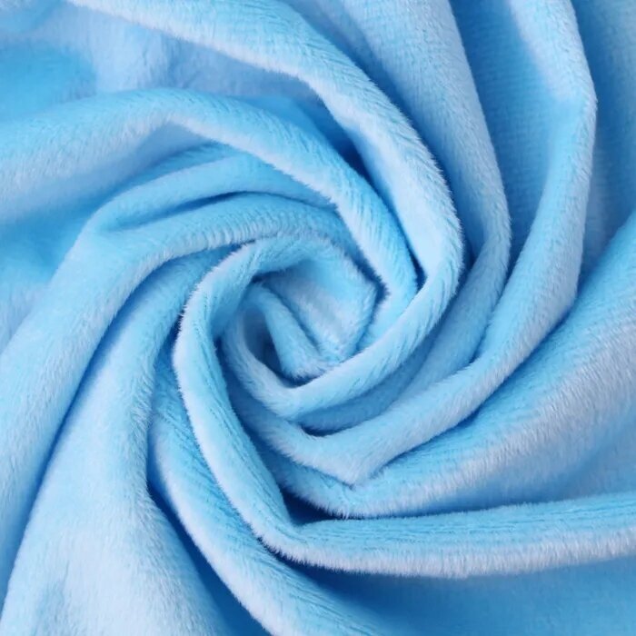 Ткань Плюш (Голубая)48х48 см