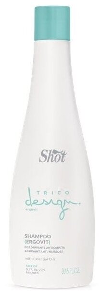 Shot шампунь Trico Design Ergovit против выпадения волос, 250 мл