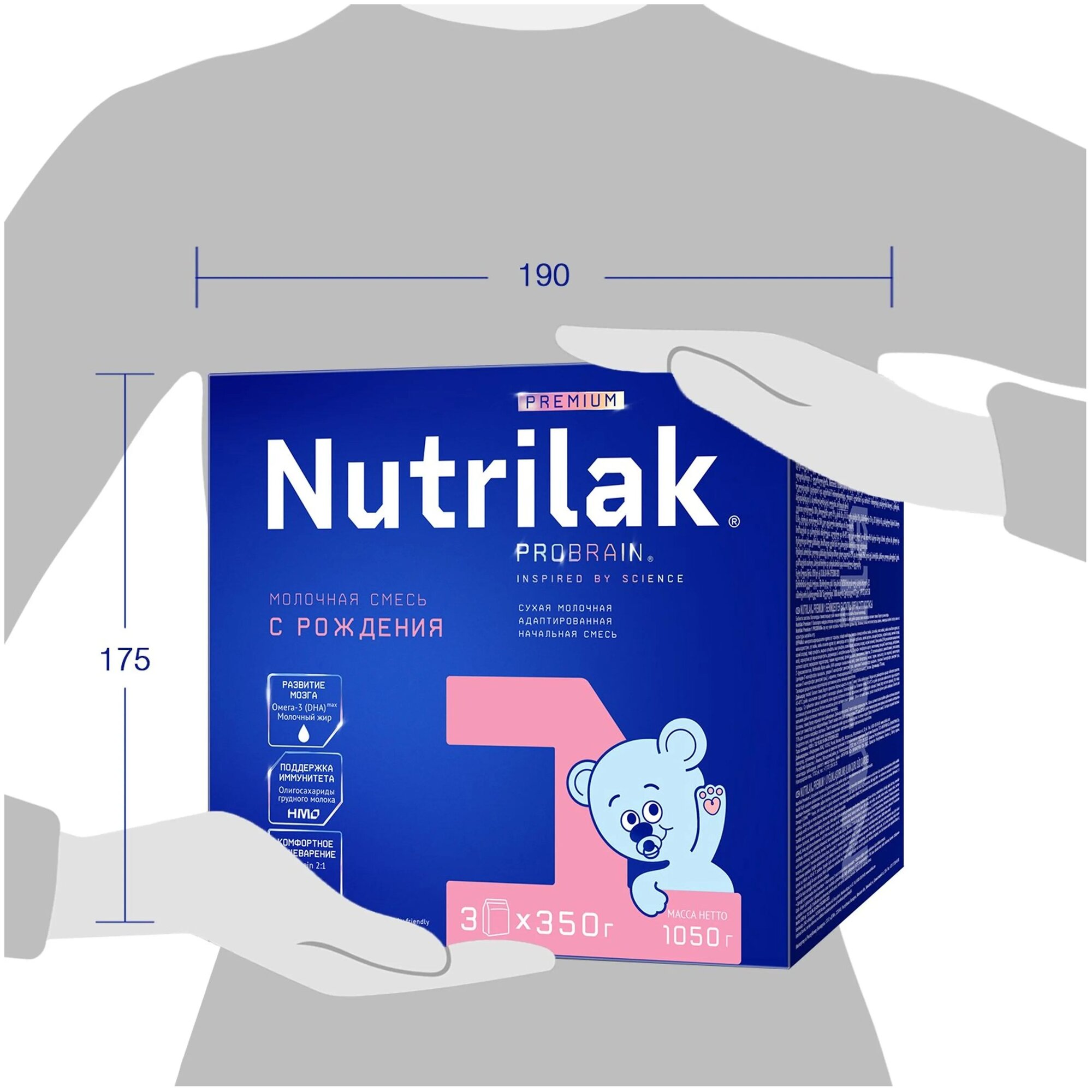 Смесь Nutrilak Premium 1 3шт*350г - фото №18