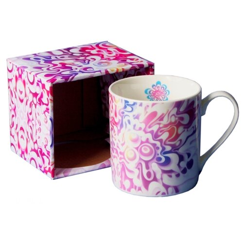 фото Gift'n'Home Кружка "Jam" 400 мл белый/розовый/фиолетовый