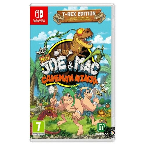 New Joe & Mac - Caveman Ninja. T-Rex Edition (Nintendo Switch, русские субтитры) new joe and mac caveman ninja t rex edition для ps5 русские субтитры и интерфейс