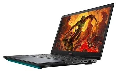 Ноутбук Dell G5-5500 15.6"(1920x1080 (матовый, 144Hz) WVA)/Intel Core i7 10750H(2.6Ghz)/8192Mb/512SSDGb/noDVD/Ext:nVidia GeForce GTX1660Ti(6144Mb)/BT/WiFi/black/ Win 10 Home+Backlit, 300 nits, LED (G515-5959)