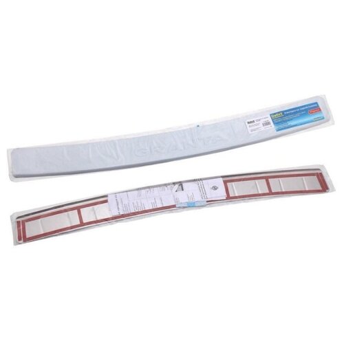 фото Накладка бампера декор. lada granta ваз-2191 лифтбек (<-2018) , штамп granta (нерж. сталь) dollex