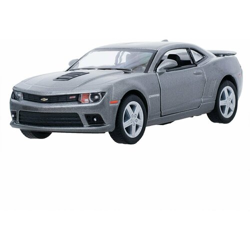 Машинка металлическая инерционная 2014 Chevrolet Camaro KT5383D 1:38 KINSMART машинка металлическая kinsmart 1 34 1957 chevrolet corvett kt5316d инерционная черный