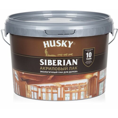 Аквалак HUSKY SIBERIAN 2,5л бесцветный husky siberian аквалак 2 5л