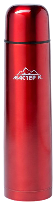 Термос"Мастер К", 1 л ( 5 лет), сохраняет тепло 24 ч, бордовый Мастер К. 3940534