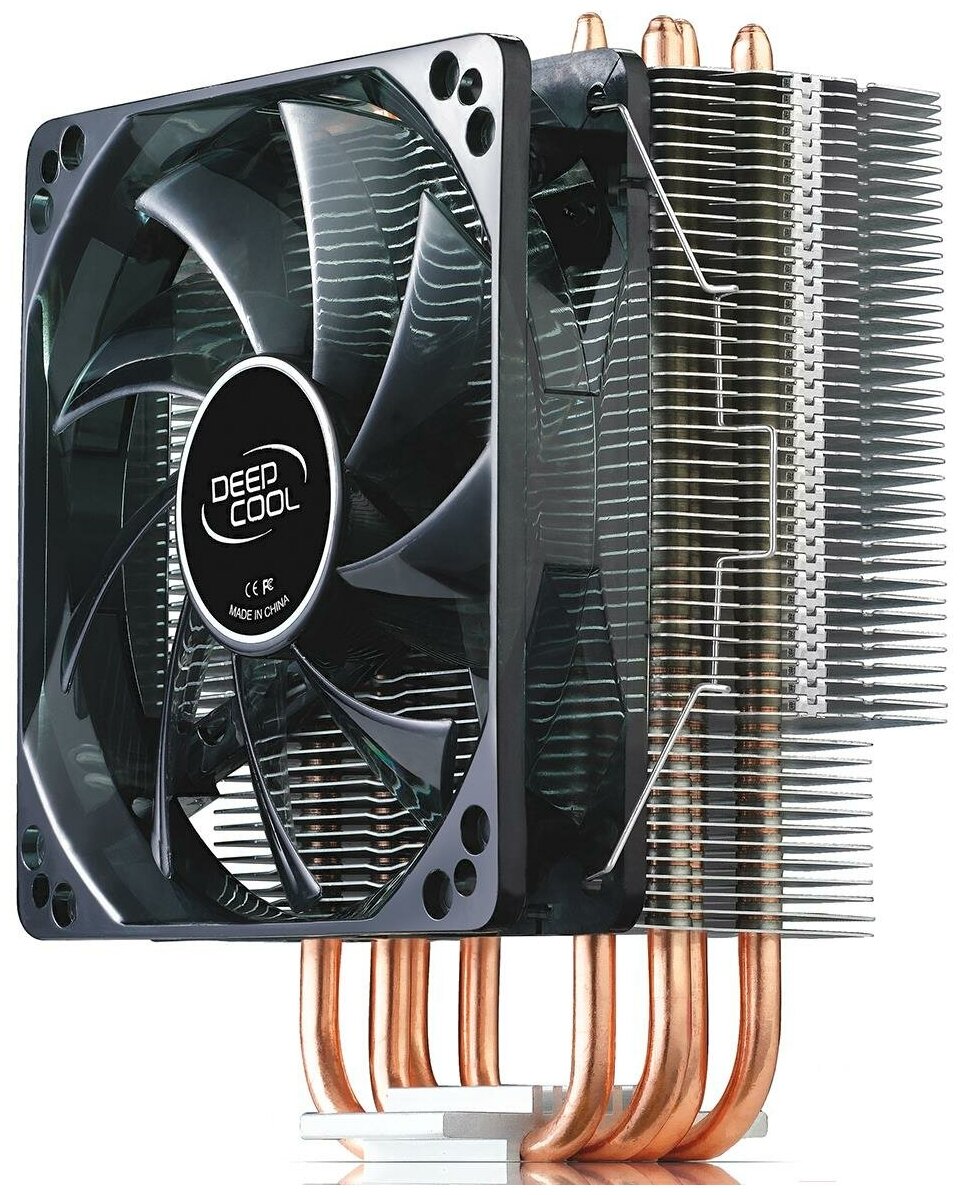 Устройство охлаждения(кулер) Deepcool GAMMAXX 400 BLUE BASIC Soc-FM2+/AM2+/AM3+/AM4/1150/1151/1155/ - фото №3