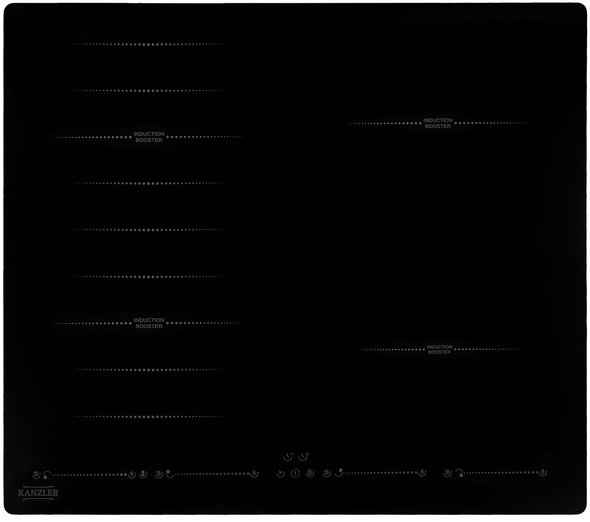 Встраиваемая индукционная стеклокерамическая варочная панель Kanzler KI 026 S - фотография № 1