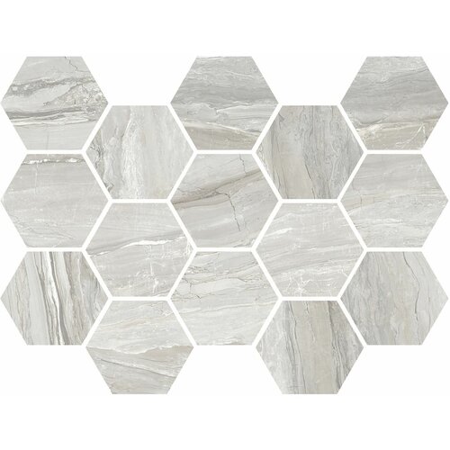 Мозаика Argenta Eos Pearl Hexagon 32,5x22,5 см (9 шт.)