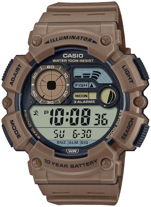 Наручные часы CASIO, коричневый