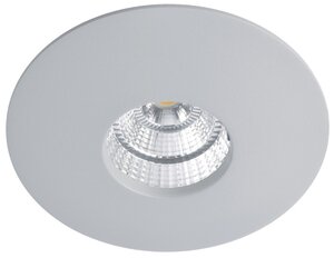 Спот Arte Lamp Uovo A5438PL-1GY, LED, 9 Вт, 3000, теплый белый, цвет арматуры: серый, цвет плафона: серый