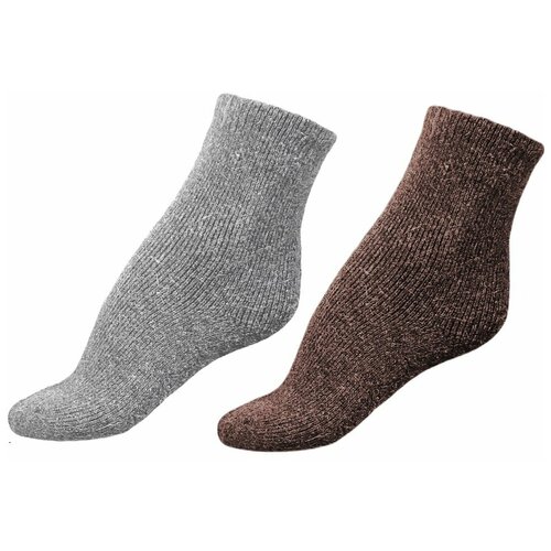 Детские носки (возраст 6-8 лет) теплые шерстяные из шерсти ангоры (термо/termo) , комплект из 2-х пар