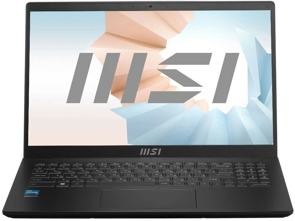 Ноутбук MSI Modern 15 B12M-215XRU {i3 1215U/8ГБ/256ГБ SSD/Intel UHD/156" FHD IPS/noOS}