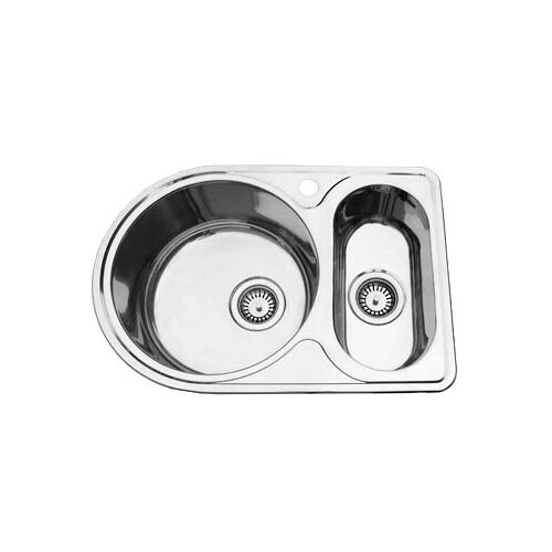 Мойка нержавейка ST 6544- L (440х648) 0.8 mm врезная