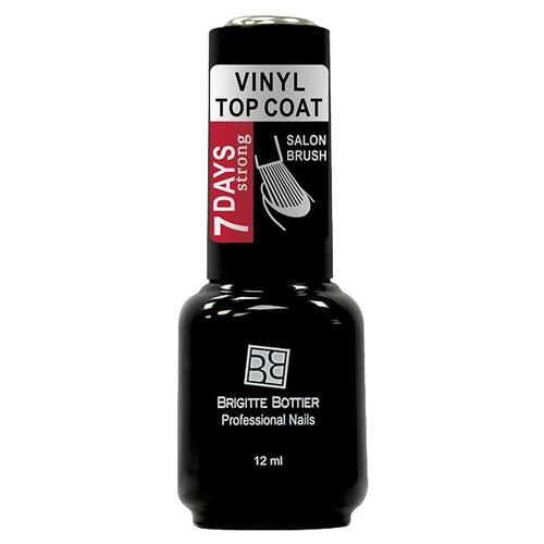 Brigitte Bottier топовое покрытие для ногтей VINYL TOP COAT 7 DAYS STRONG 12мл