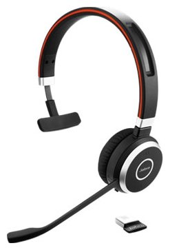 Беспроводная компьютерная гарнитура Jabra EVOLVE 65 UC Mono, черный