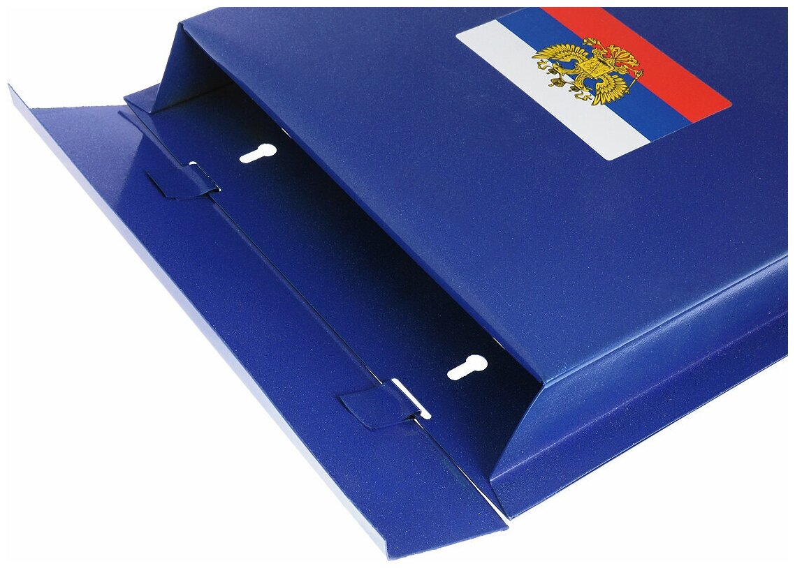 Ящик почтовый "почта" синий, 1 шт - фотография № 2