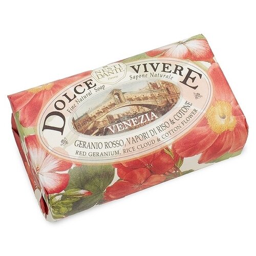 Nesti Dante Мыло кусковое Dolce Vivere Venezia, 250 г nesti dante мыло кусковое dolce vivere venezia 250 г