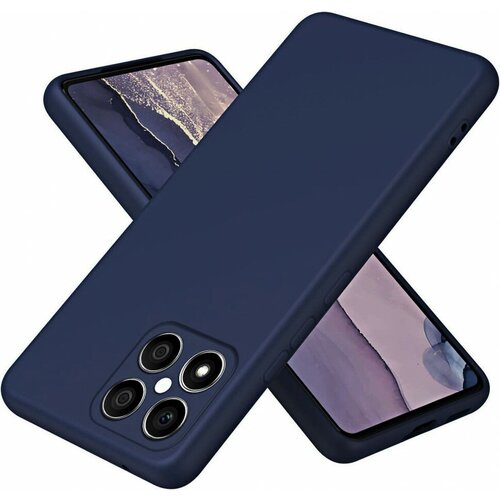 Накладка силиконовая Silicone Cover для Honor X8 2022 синяя