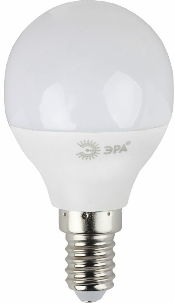 ЭРА Лампа светодиодная ЭРА E14 7W 4000K матовая LED P45-7W-840-E14 Б0020551