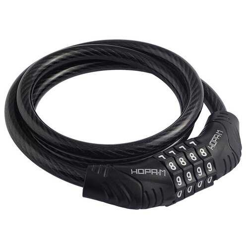 фото Замок велосипедный кодовый нора-м №21, 8х800, черный