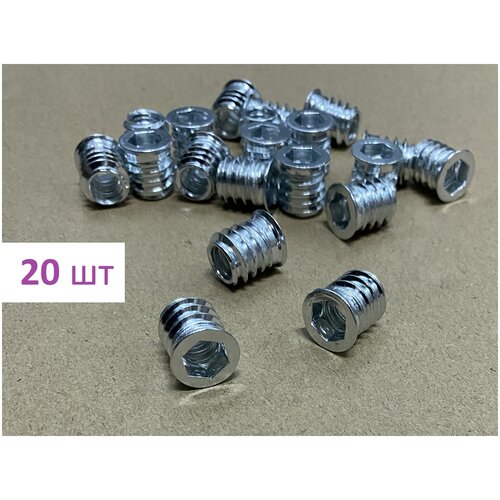 Футорки мебельные M815мм уп20 ввёртные оцинкованная сталь 339₽