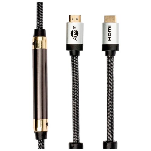 фото Кабель Atcom High speed HDMI - HDMI 15 м серебристый/черный