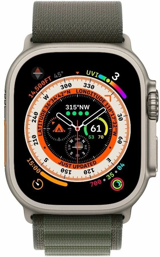 Ремешок нейлоновый для Apple Alpine Loop Watch Ultra 49mm (42mm; 44mm; 45mm)