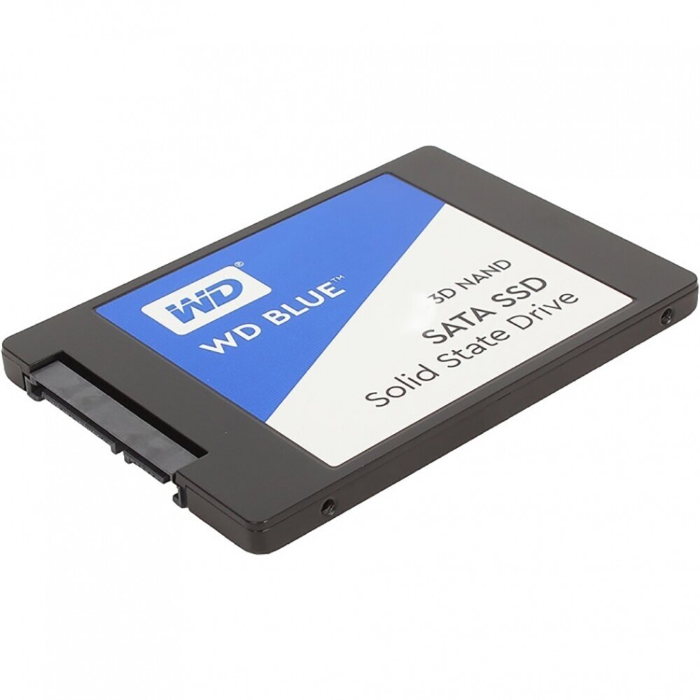 жесткий диск SSD 250ГБ, 2.5", SATA III, Western Digital Blue 3D, WDS250G2B0A - фото №14