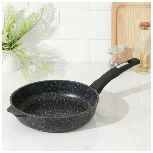 Сковорода Гранит black Induction Pro d 24 см пластиковая ручка антипригарное покрытие цвет чёрный 4563₽