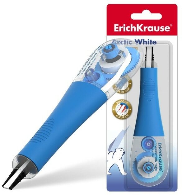 Корректирующая лента ErichKrause Techno White, 4.2 мм х 8 метров, в блистере