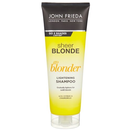 фото John Frieda шампунь Sheer Blonde Go Blonder осветляющий для натуральных, мелированных и окрашенных волос 250 мл