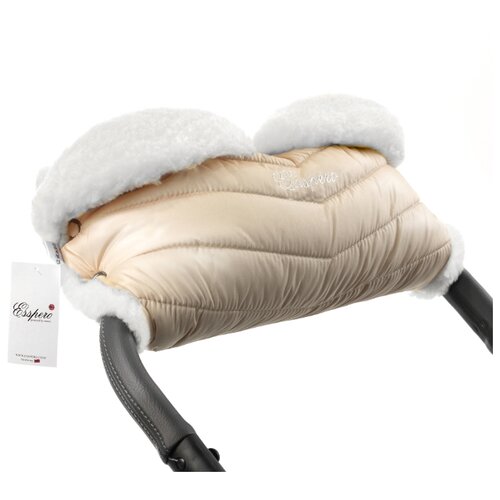 конверт в коляску esspero cosy white beige Муфта для рук на коляску Esspero Cosy White (Beige)