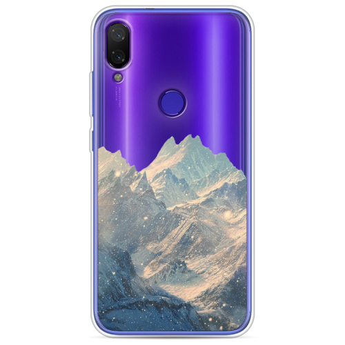 фото Силиконовый чехол горы арт 2 на xiaomi mi play case place