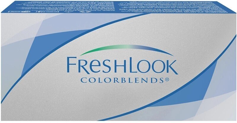 Контактные линзы цветные Alcon, FreshLook ColorBlends, Ежемесячные, BRILLIANT BLUE / -4,50 / 14,5 / 8,6 / 2 шт. - фотография № 13